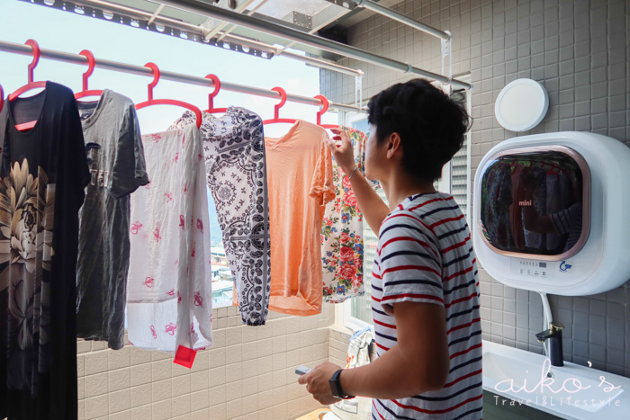 【美型家電】mini壁掛滾筒洗衣機～不佔空間的好幫手、花色衣物分開洗，乾淨衣服隨時有。